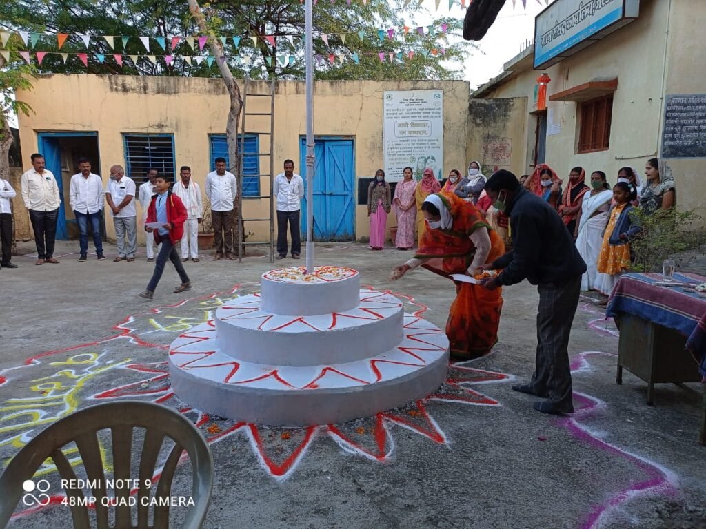 जरंडी ग्रामपंचायत येथे प्रजासत्ताक दिनानिमित्त ध्वजरोहन संपन्न