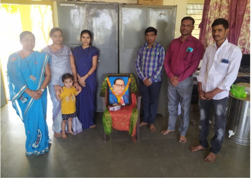 कै.बाबुरावजी काळे मराठी स्कूल, सोयगांव येथे महामानव डॉ बाबासाहेब आंबेडकर यांची जयंती साजरी