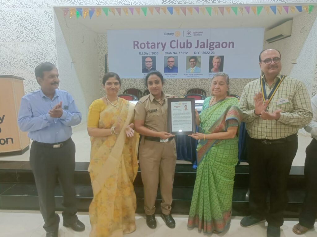 योगिता पाचपांडे यांच्या कामाची ‘रोटरी’कडून दखल