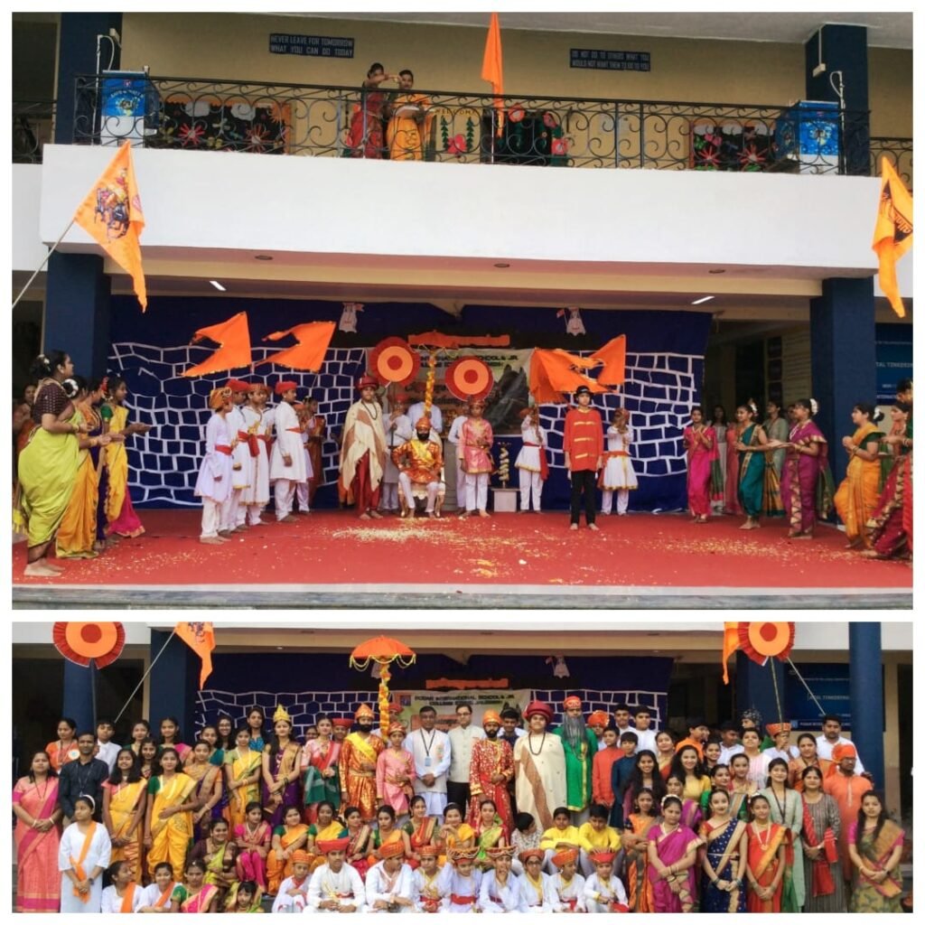 पोदार इंटरनॅशनल स्कुल येथे श्री. छत्रपती शिवाजी महाराज जयंती साजरी