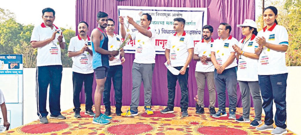 चोपडा तहसीलतर्फे मॅरेथॉन स्पर्धेसह सायकली रॅली