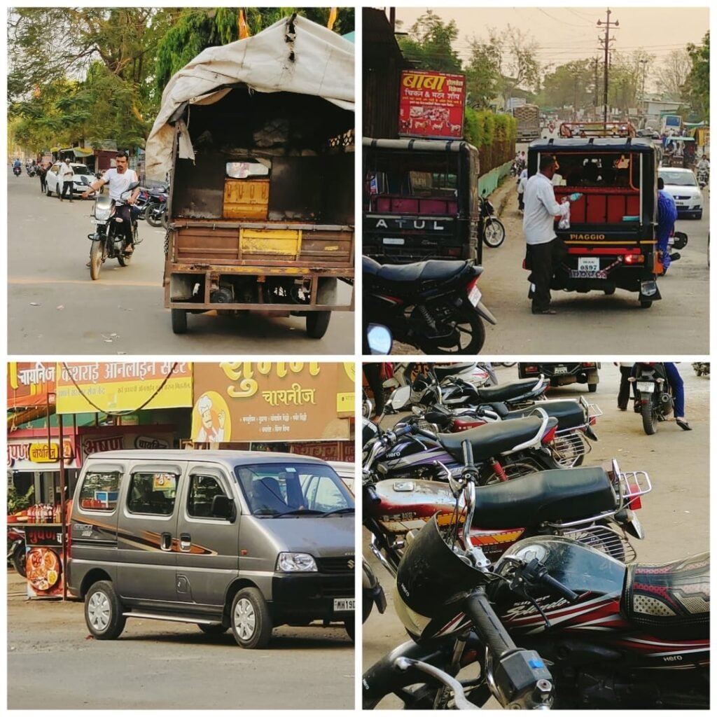 रावेरला बेशिस्त पार्किंगमुळे वाहतुकीची होतेय कोंडी