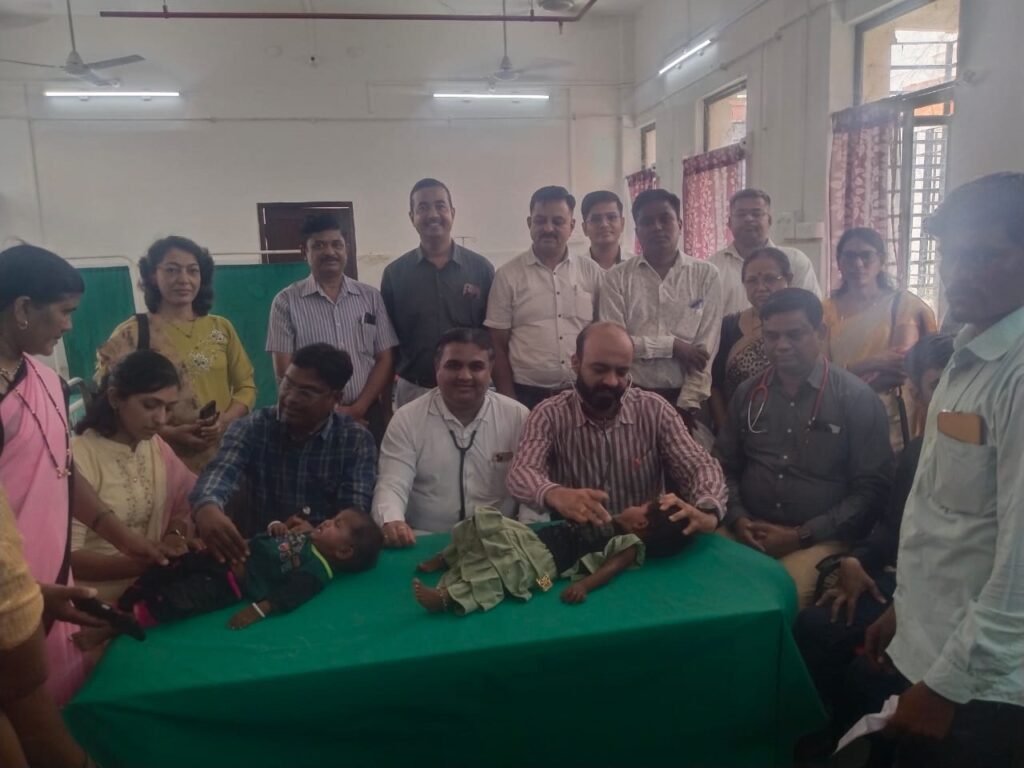 जामनेरला आयपीएकडून कुपोषित बालकांची मोफत तपासणी