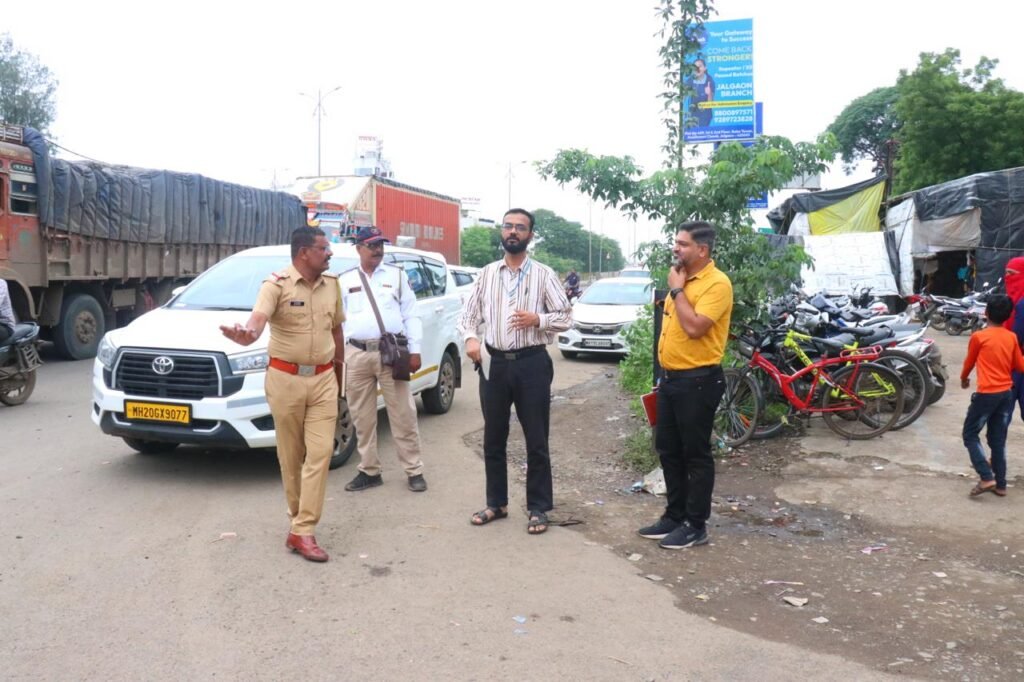शहरातील चौकांमधील वाहतुक कोंडी ; राष्ट्रीय महामार्ग, महापालिका, पोलीस विभागाला जिल्हाधिकाऱ्यांचे पत्र
