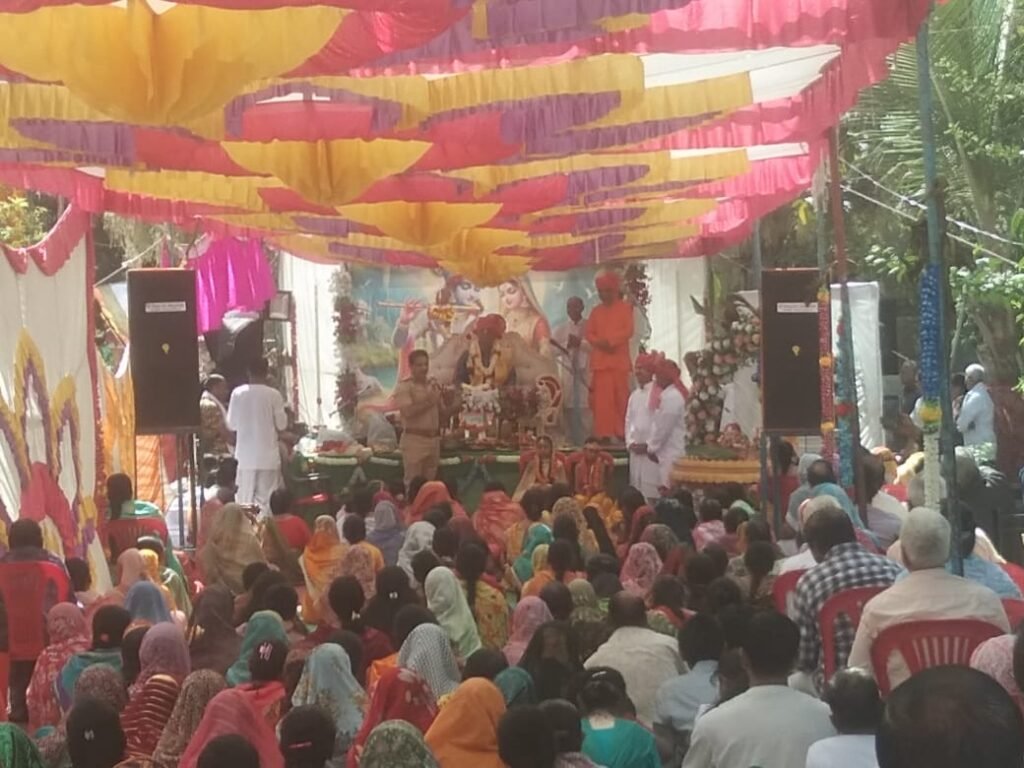 सहयोग कॉलनी पिंप्राळा परिसरात श्रीमद भागवत कथा ज्ञानयज्ञाची सांगता