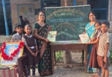 Sangvi Khurd School : वाचन प्रेरणा दिनानिमित सांगवी खुर्द शाळेत पुस्तक अभिवाचन उपक्रम