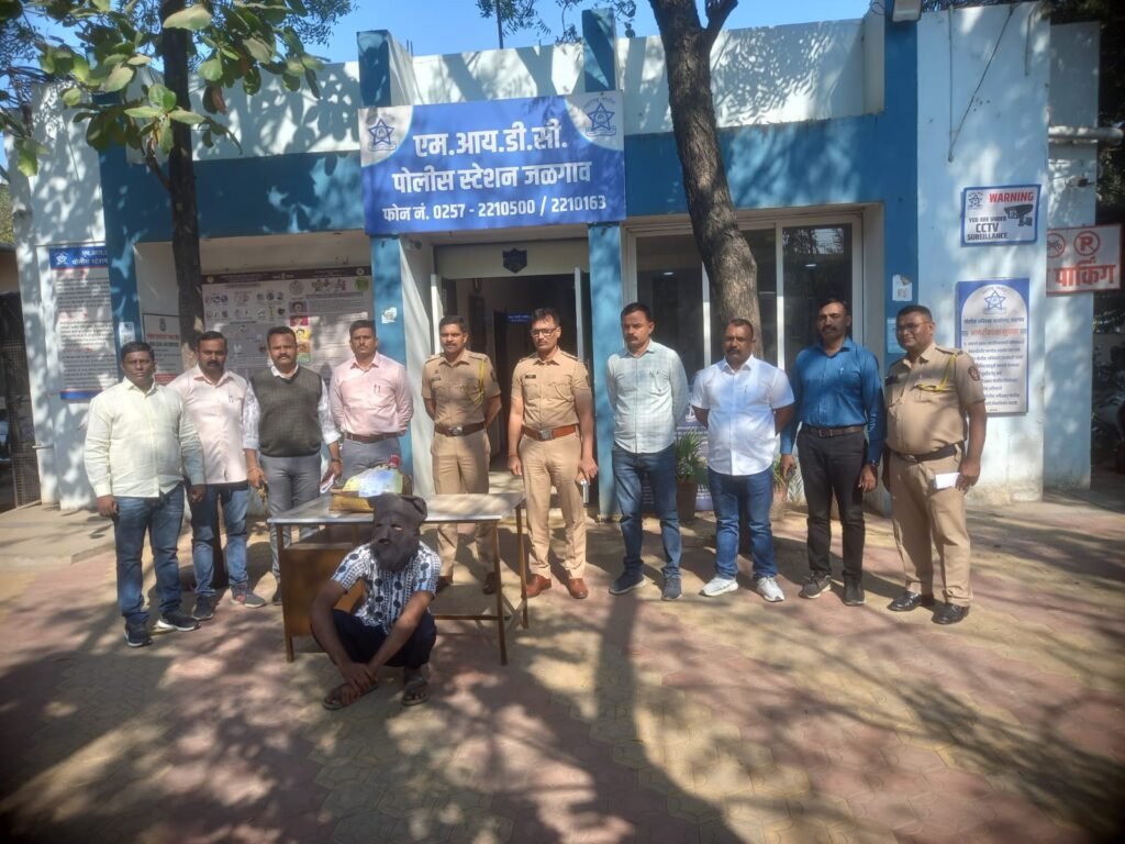 Jalgaon: Suspect arrested for storing illegal marijuana