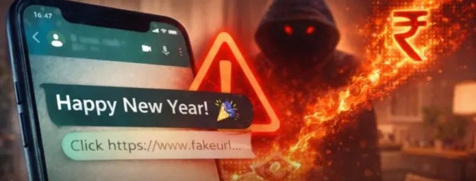 Happy New Year Messages : सावधान! Happy New Year चे मेसेज ठरू शकतात धोकादायक ; सायबर चोरट्यांनी वापरली नवी शक्कल