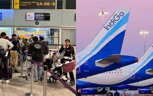 Indigo flight on tarmac delayed due to cancellations