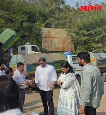 Jalgaon : जळगाव महापौर-उपमहापौरांचा आदेश कचरा हस्तांतरणाचे काम नियोजित ठिकाणी हलवा Jalgaon: Jalgaon Mayor-Deputy Mayor orders to shift waste transfer work to planned location