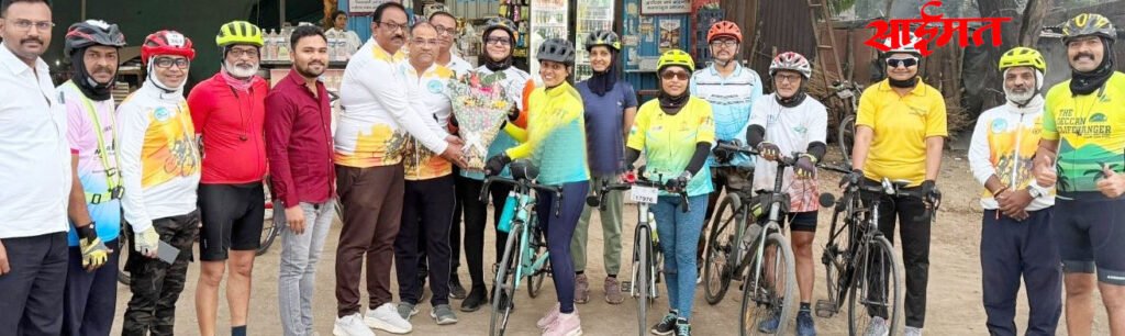 Jalgaon: A confluence of health and efficiency; Deepmala Kalen's cycle journey