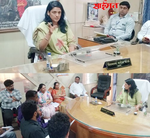 Jalgaon : प्रभाग १३ च्या प्रश्नांवर महापौरांची कडक भूमिका Jalgaon: Mayor's strong stance on Ward 13 issues