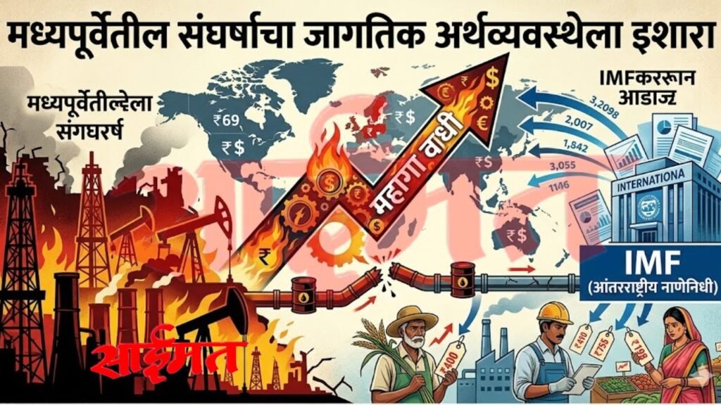 मध्यपूर्वेतील संघर्षाचा जागतिक अर्थव्यवस्थेला इशारा; IMF कडून महागाई वाढीचा अंदाज