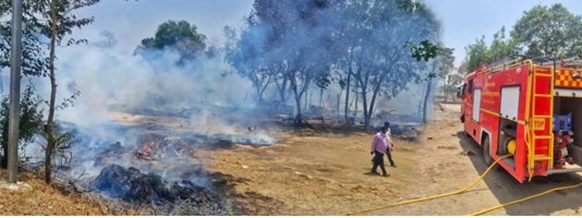 Bhusawal : तळवेल शिवारात अग्नितांडव; आईच्या धाडसाने दोन चिमुकल्यांचे प्राण वाचले