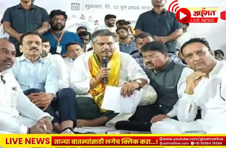 अखेर तोडगा निघाला! २२ जूनपूर्वी मुख्यमंत्र्यांसोबत बैठकीच्या अटीवर आमदार रोहित पवार यांचे आंदोलन स्थगित; गिरीश महाजनांच्या मध्यस्थीने सुटला कोंडीचा तिढा