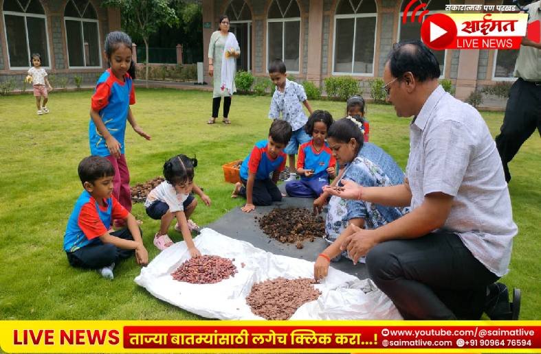हातात माती, मनात निसर्ग! ‘अनुभूती ट्री फेस्टिव्हल’मध्ये विद्यार्थ्यांनी तयार केले हजारो ‘सीड बॉल्स’